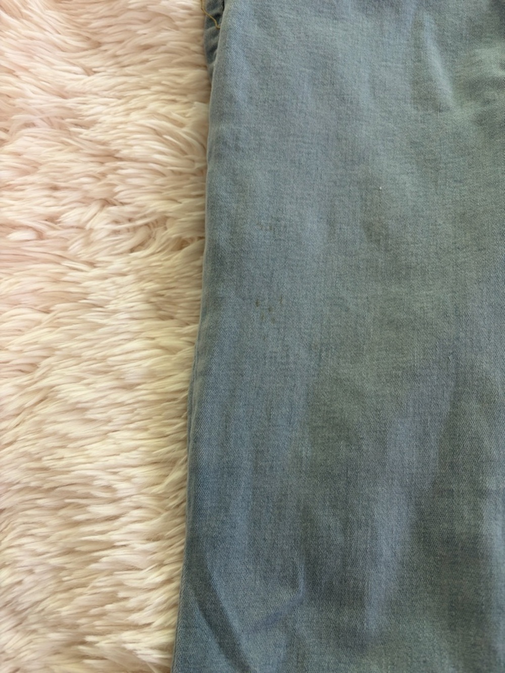 Light Wash Lace-Up Flare Jeans - Picture 5 of 6